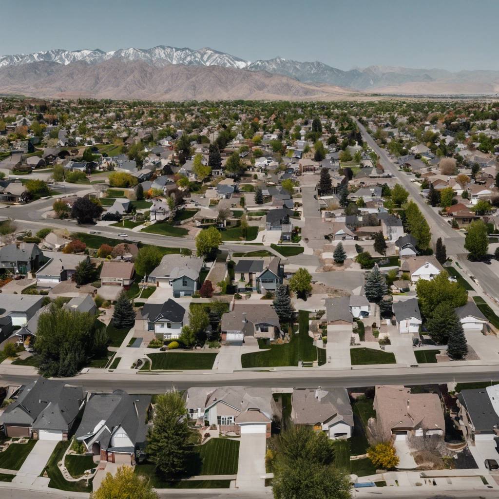 A Residential neighborhood in Salt Lake